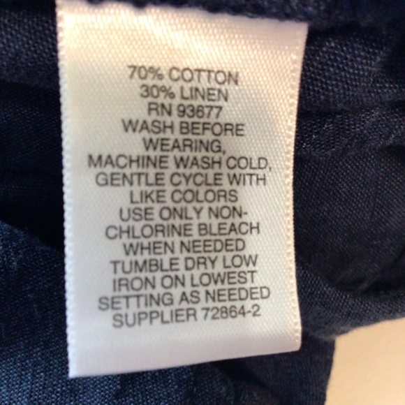 Liz Claiborne  cropped linen blend pants - Picture 10 of 10